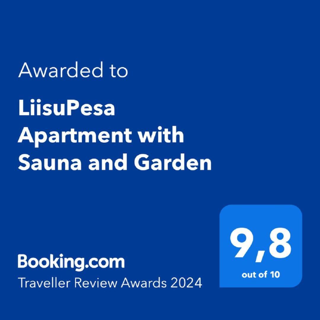 Liisupesa Apartment With Sauna And Garden Parnu Luaran gambar